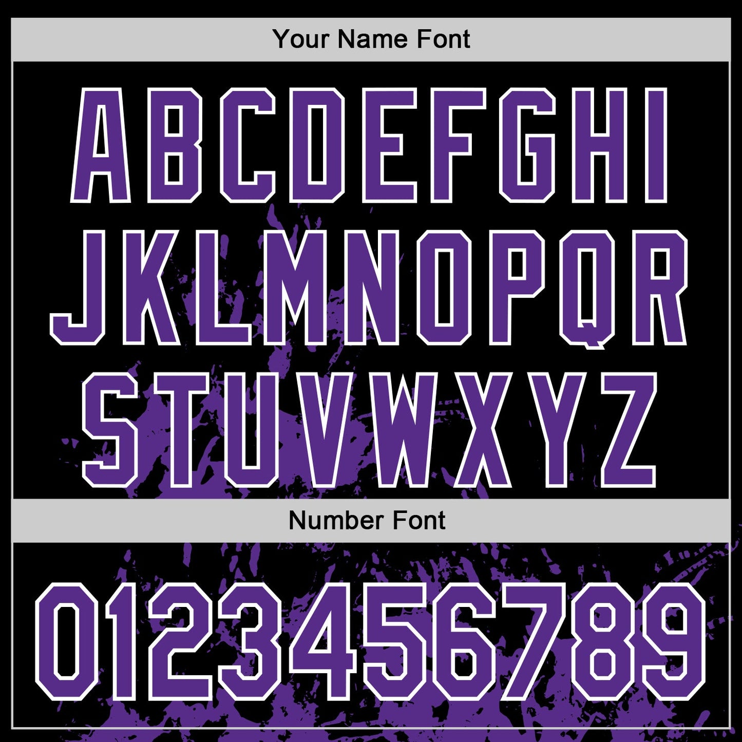 Custom Black Purple-White Splash Art 3D Pattern Design Bomber Full-Snap Varsity Letterman Hoodie Jacket view 6