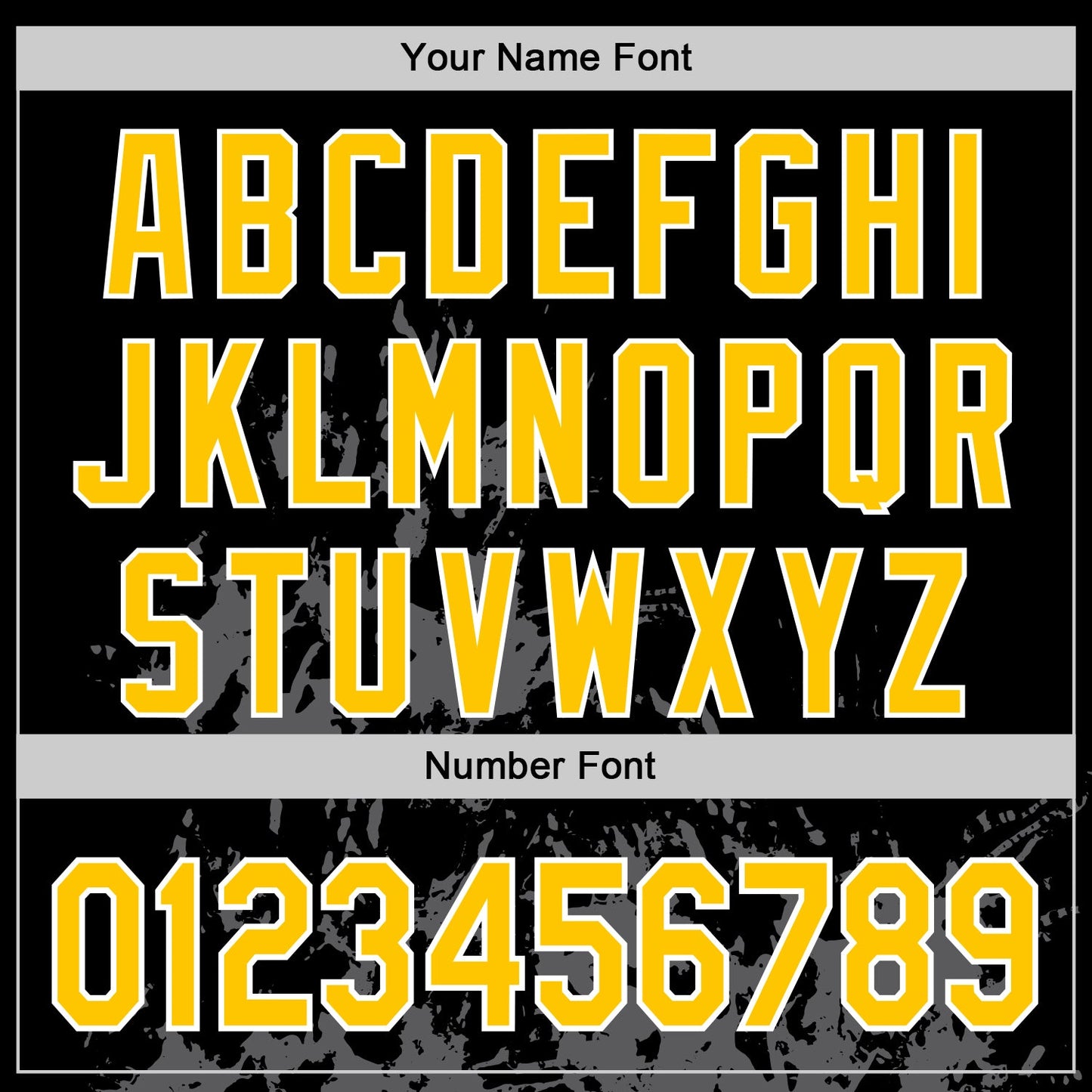 Custom Black Yellow Steel Gray-White Splash Art 3D Pattern Design Bomber Full-Snap Varsity Letterman Hoodie Jacket view 6