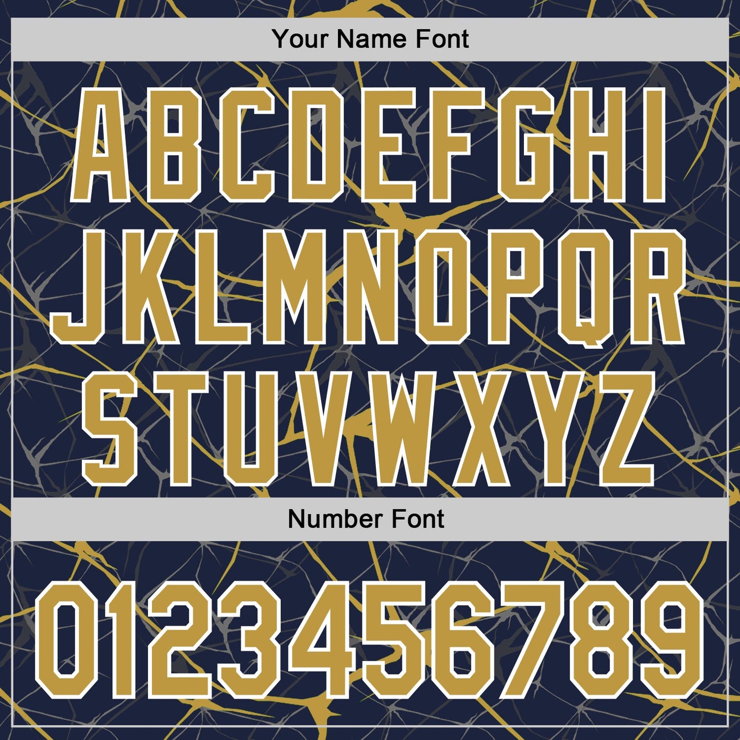 Custom Navy Old Gold-White Abstract Network 3D Pattern Design Bomber Full-Snap Varsity Letterman Hoodie Jacket view 6