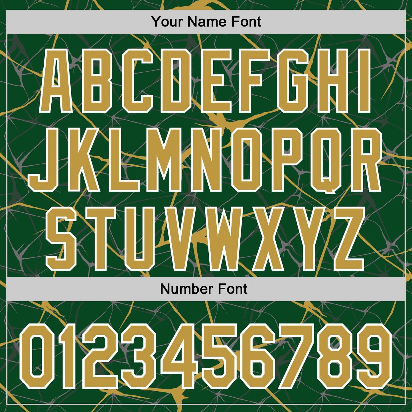 Custom Green Old Gold-White Abstract Network 3D Pattern Design Bomber Full-Snap Varsity Letterman Hoodie Jacket view 6