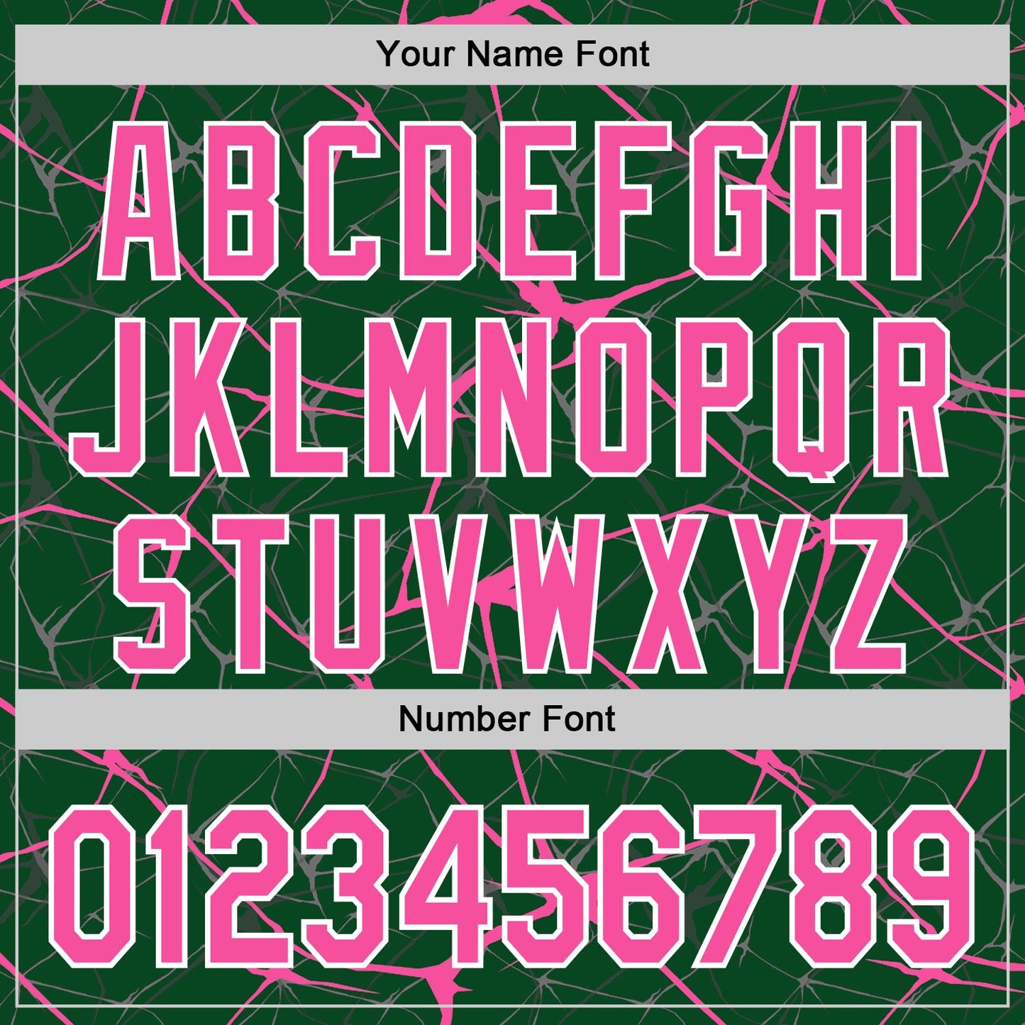 Custom Green Pink-White Abstract Network 3D Pattern Design Bomber Full-Snap Varsity Letterman Hoodie Jacket view 6