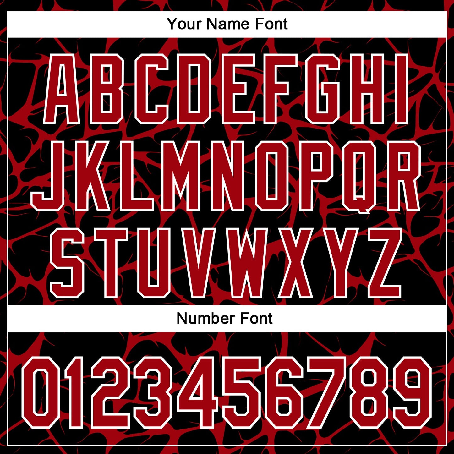 Custom Black Red-White Abstract Network Bomber Full-Snap Varsity Letterman Hoodie Jacket view 6