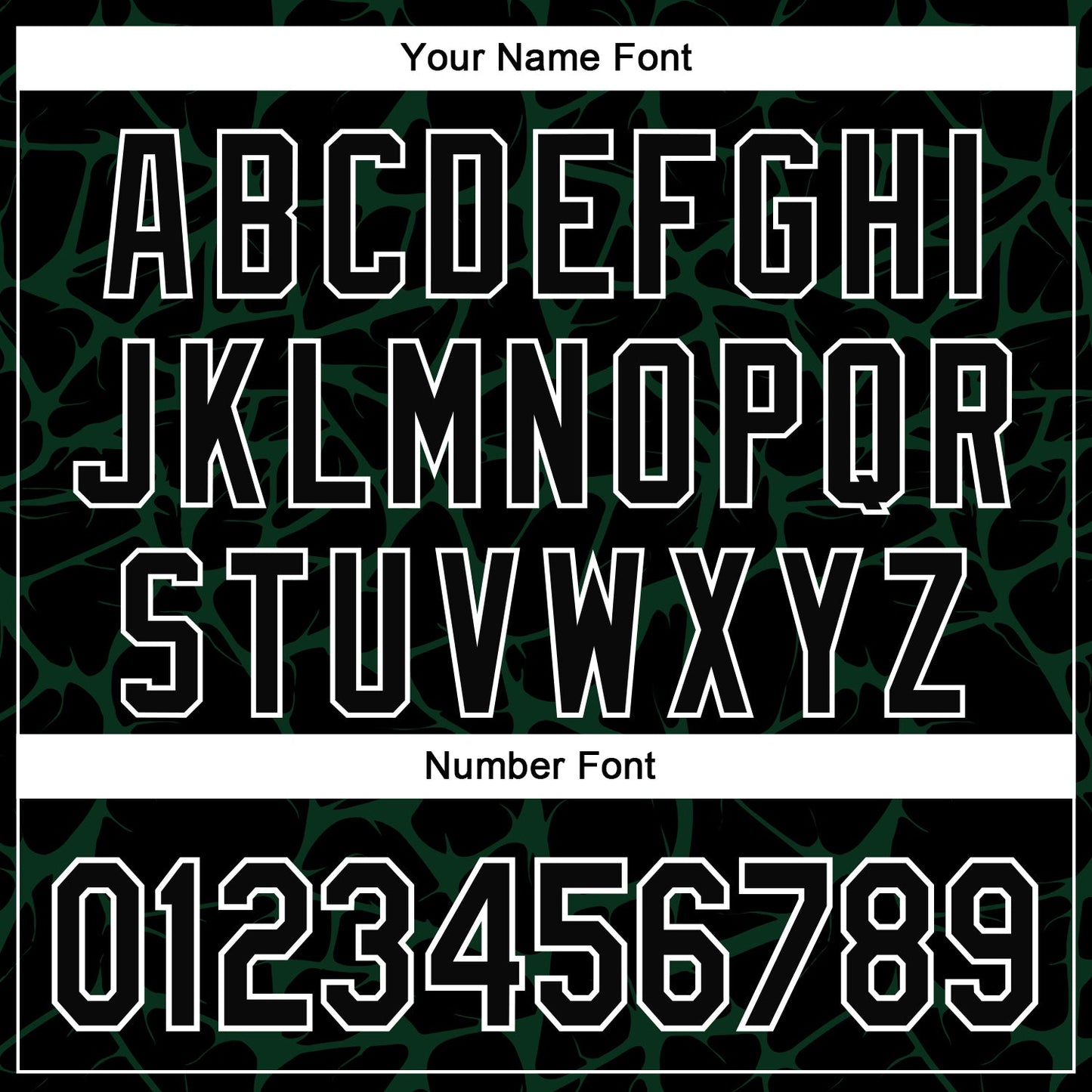 Custom Black Green-White Abstract Network Bomber Full-Snap Varsity Letterman Hoodie Jacket view 6