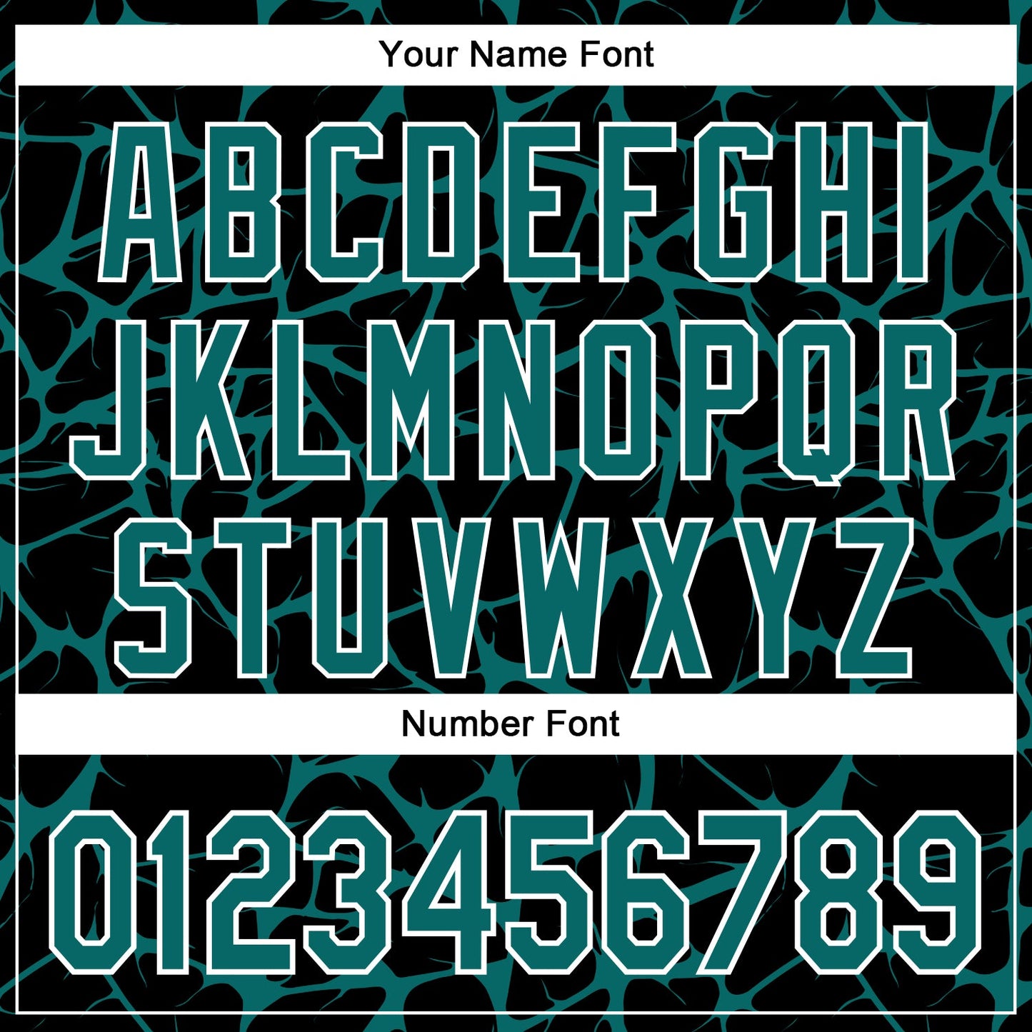Custom Black Teal-White Abstract Network Bomber Full-Snap Varsity Letterman Hoodie Jacket view 6