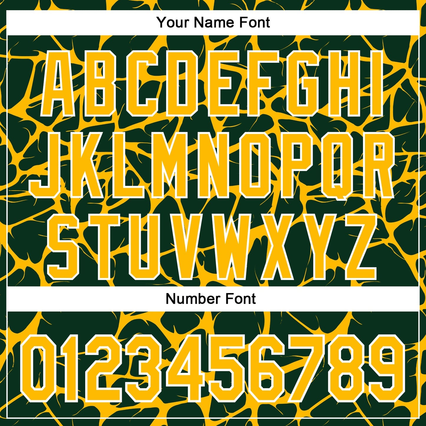Custom Green Gold-White Abstract Network Bomber Full-Snap Varsity Letterman Hoodie Jacket view 6