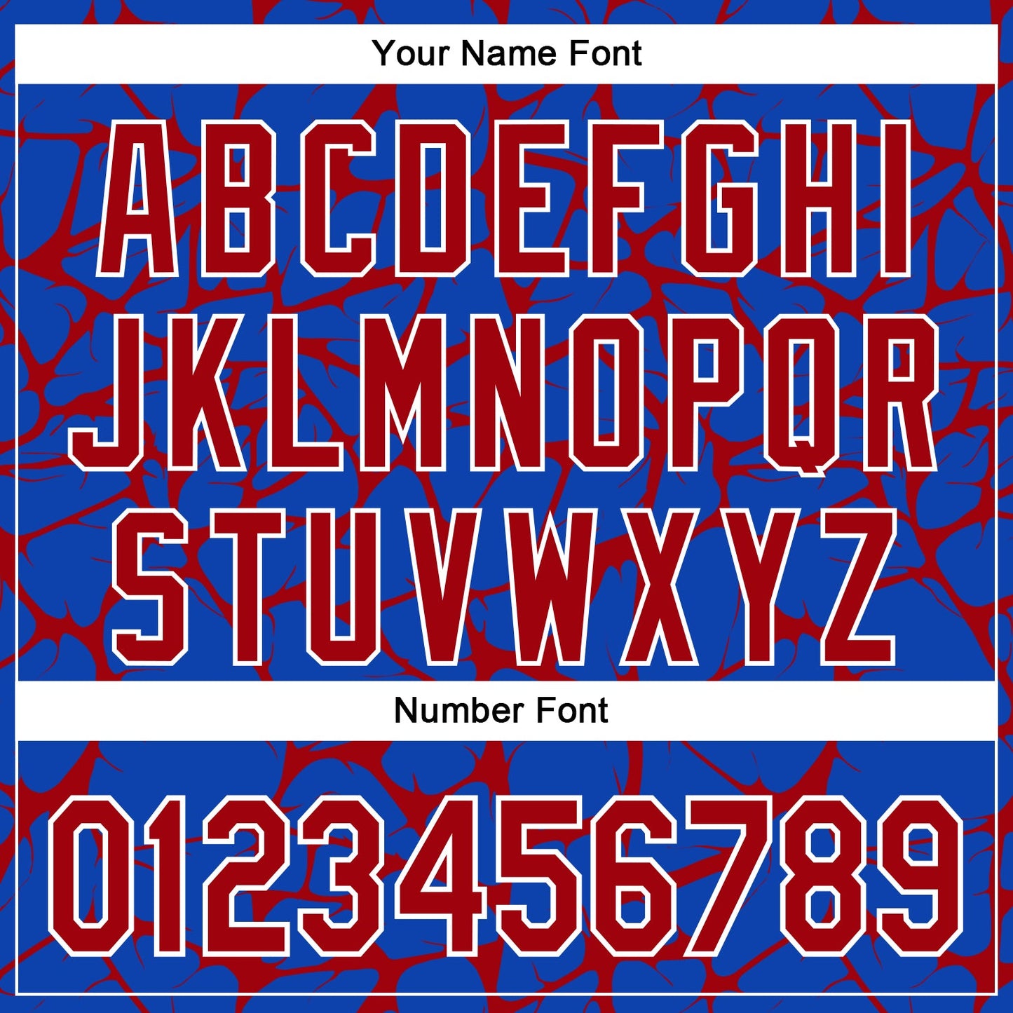 Custom Thunder Blue Red-White Abstract Network Bomber Full-Snap Varsity Letterman Hoodie Jacket view 6
