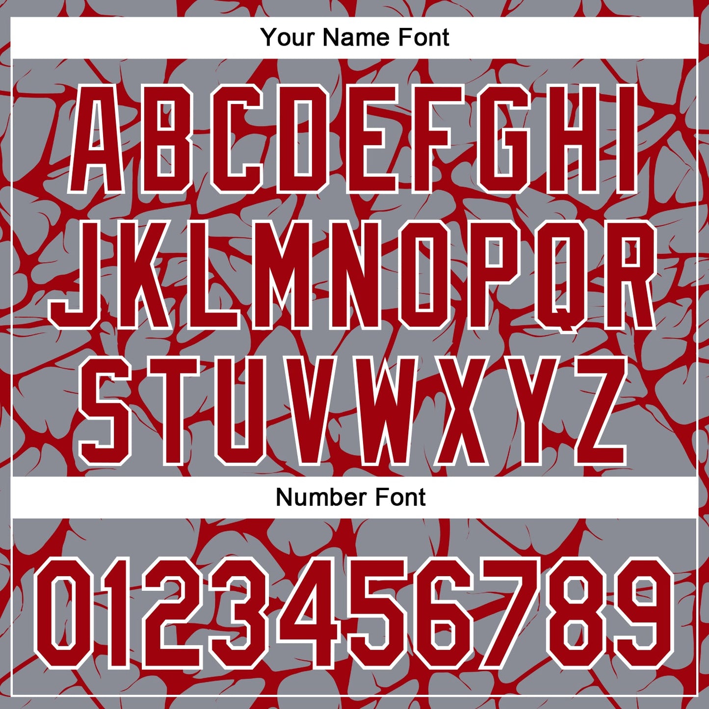 Custom Gray Red-White Abstract Network Bomber Full-Snap Varsity Letterman Hoodie Jacket view 6