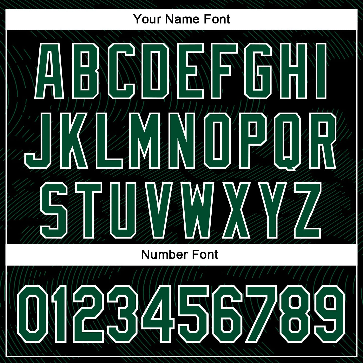 Custom Black Kelly Green-White Curve Lines Bomber Full-Snap Varsity Letterman Hoodie Jacket view 6