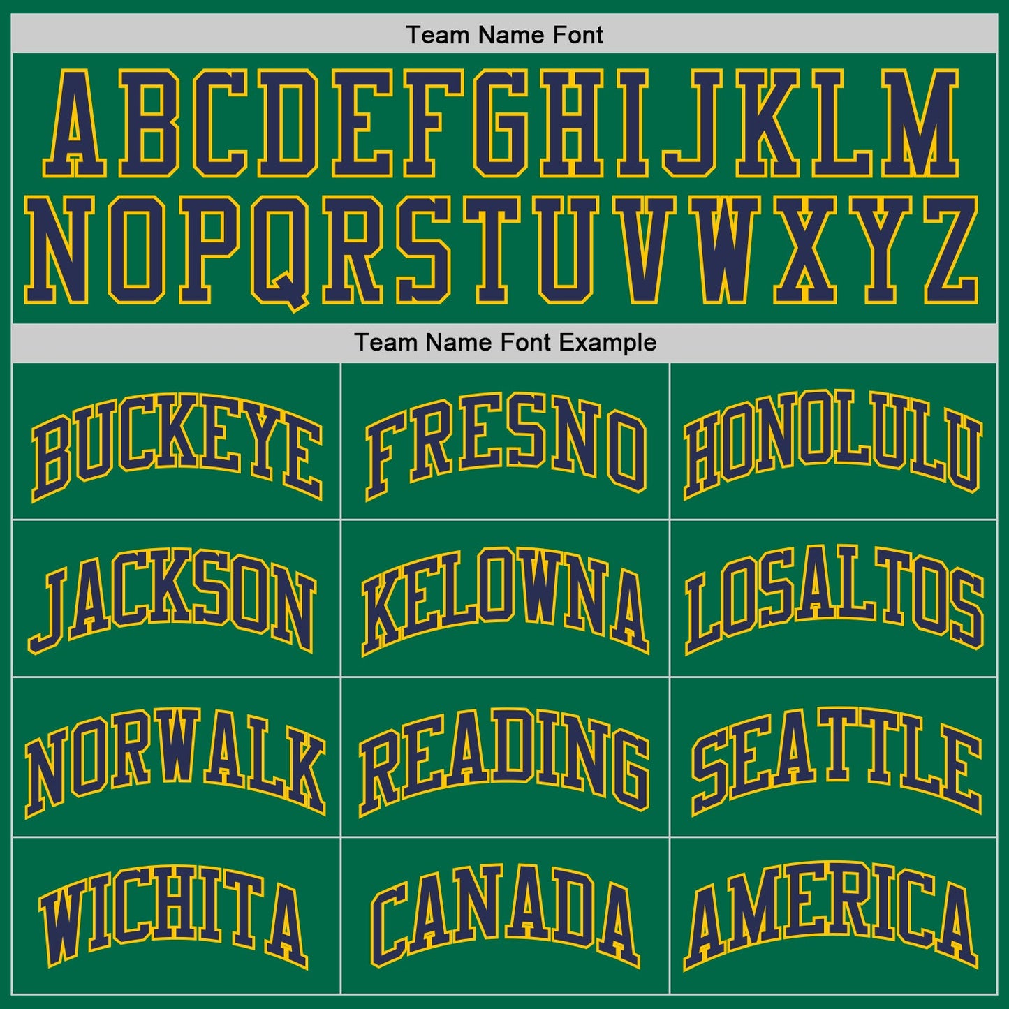 Custom Kelly Green Navy-Gold Authentic Throwback Basketball Jersey view 4