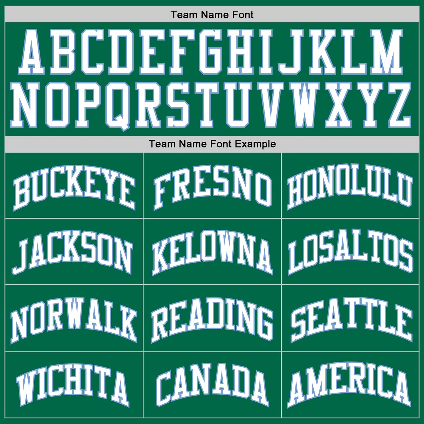 Custom Kelly Green White-Light Blue Authentic Throwback Basketball Jersey view 4