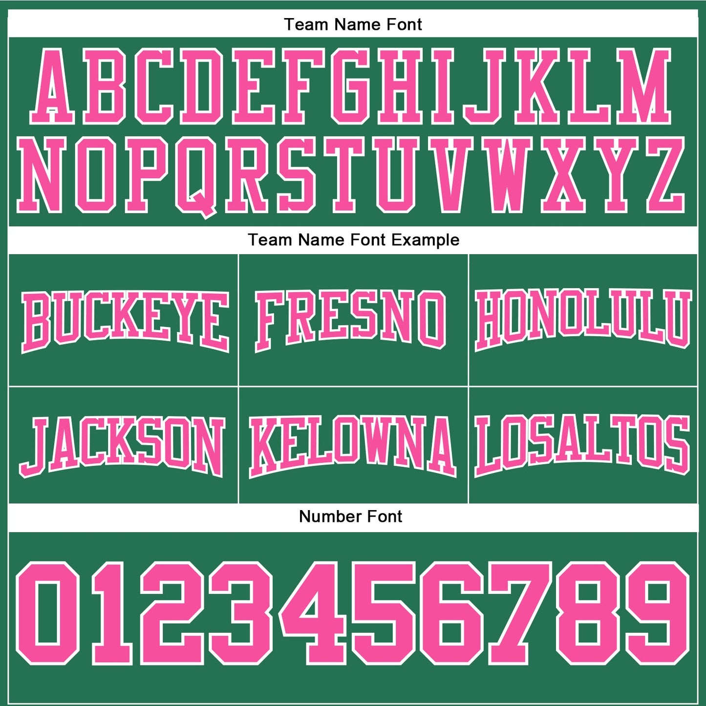 Custom Stitched Kelly Green Pink-White Football Pullover Sweatshirt Hoodie view 3