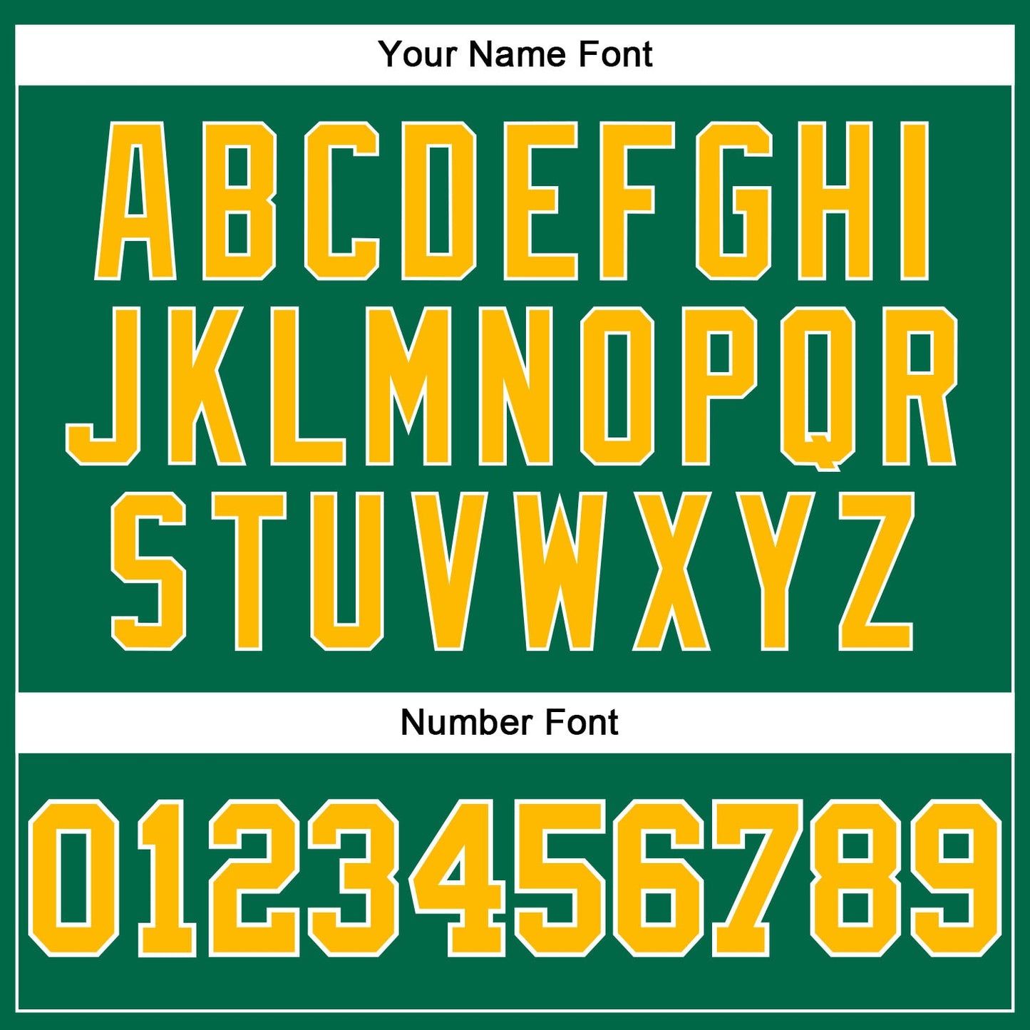 Custom Kelly Green Gold-White Authentic Throwback Basketball Jersey view 4