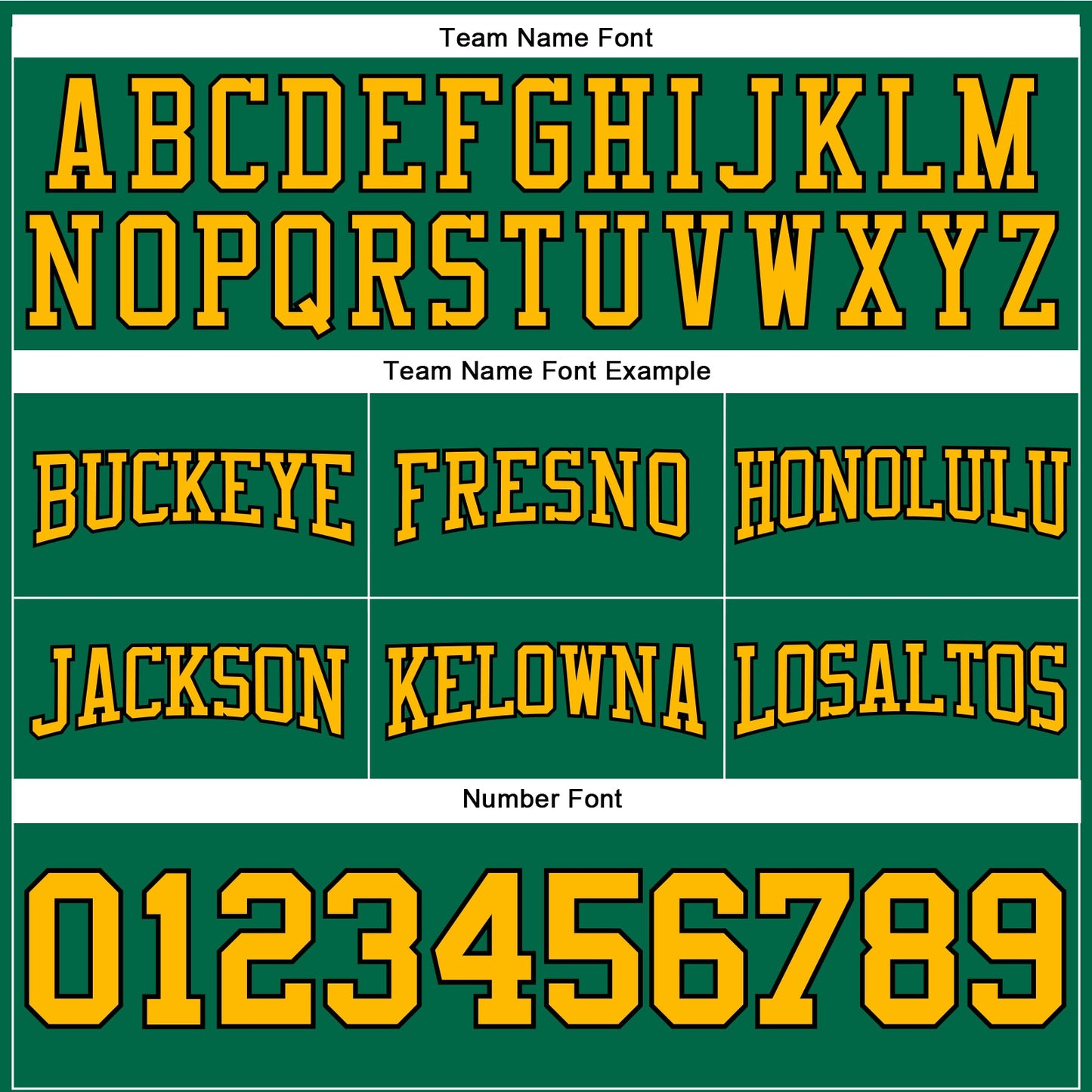 Custom Stitched Kelly Green Gold-White Football Pullover Sweatshirt Hoodie view 3
