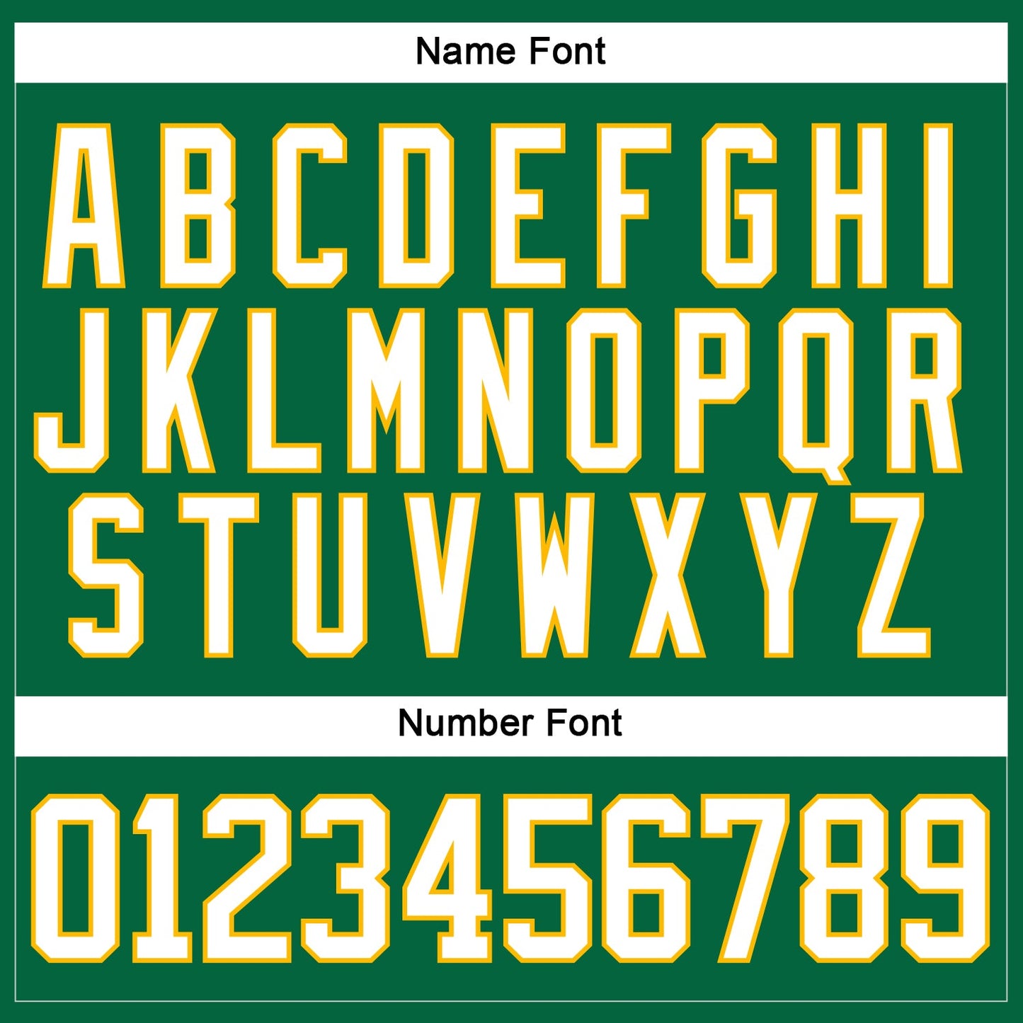 Custom Kelly Green White-Gold Hockey Lace Neck Jersey view 5