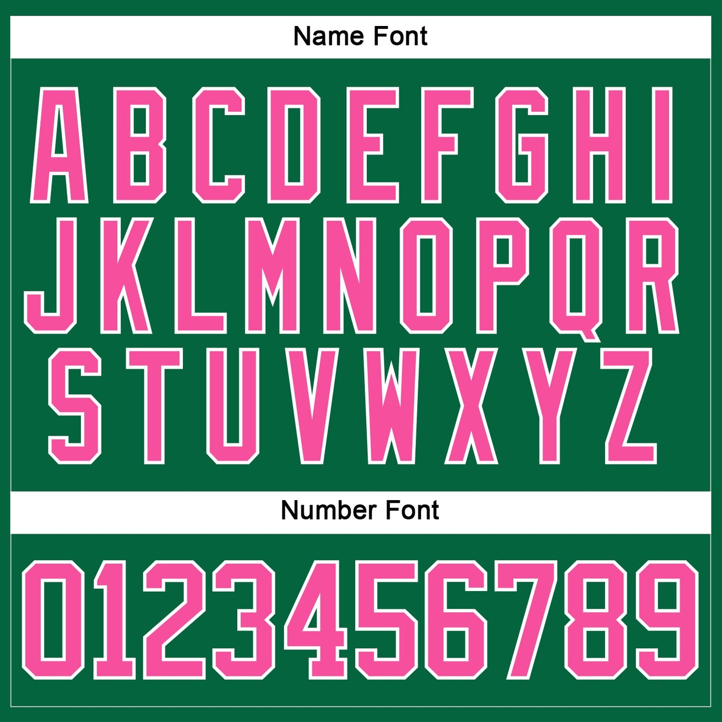 Custom Kelly Green Pink-White Hockey Lace Neck Jersey view 5