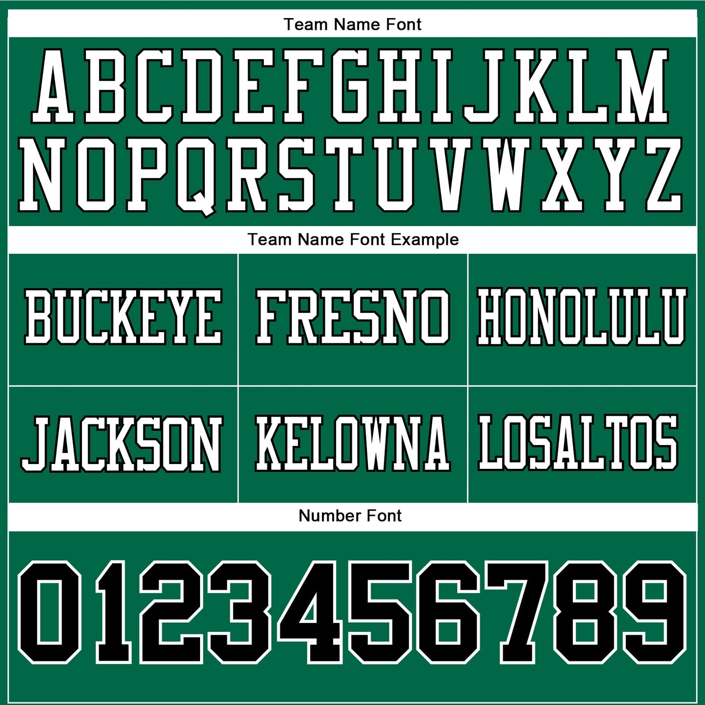Custom Kelly Green Black-White Authentic Football Jersey view 4
