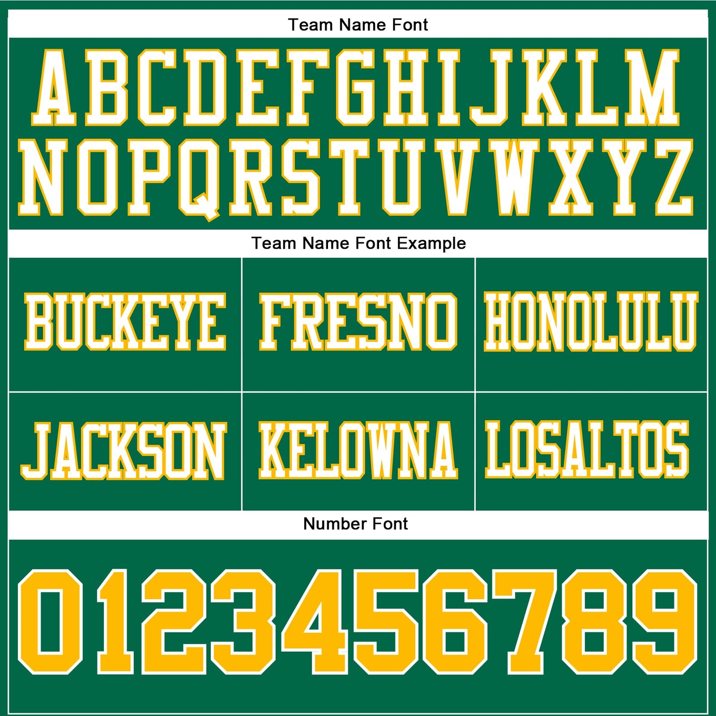 Custom Kelly Green Gold-White Authentic Football Jersey view 4