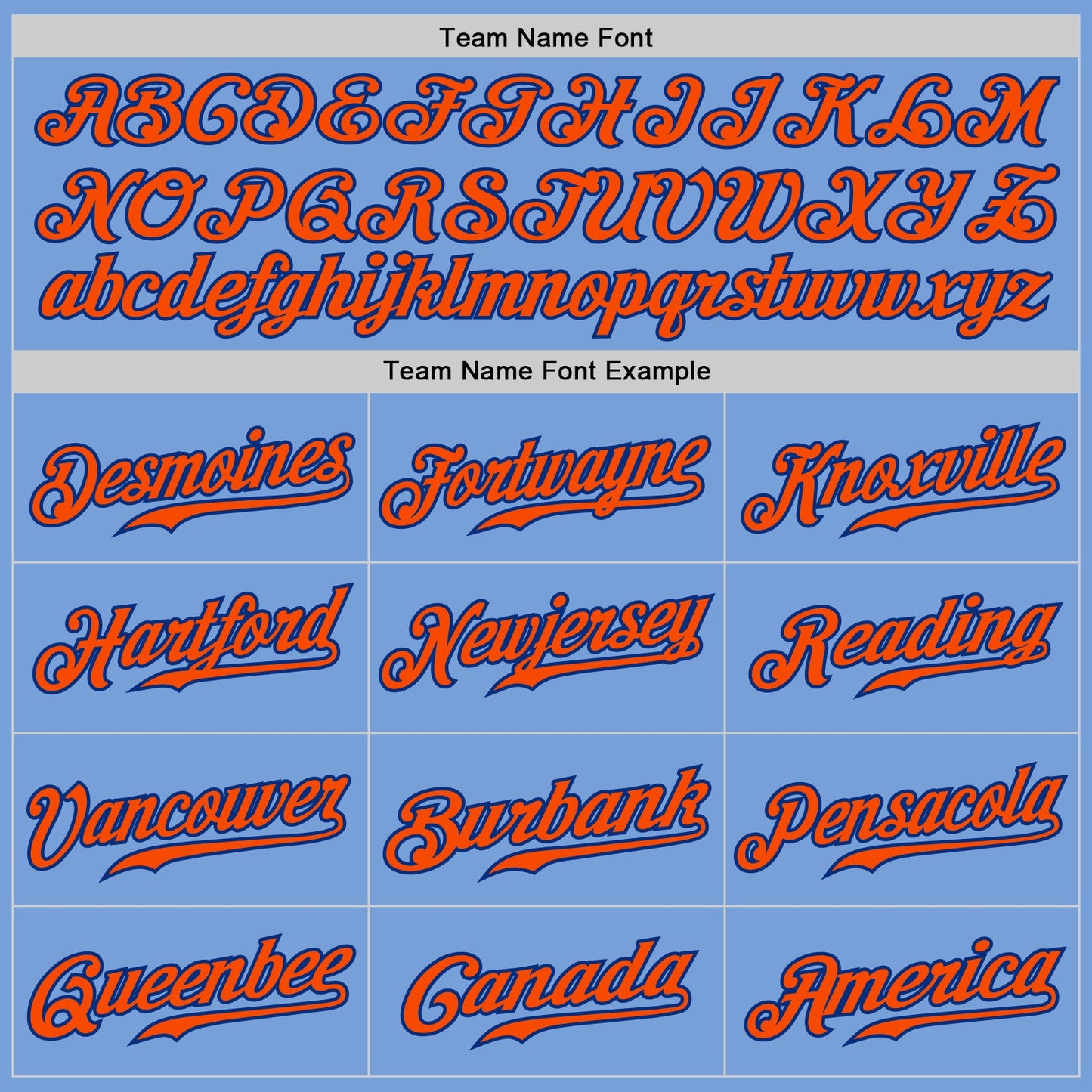 Custom Light Blue Orange Pinstripe Orange-Royal Authentic Baseball Jersey view 5