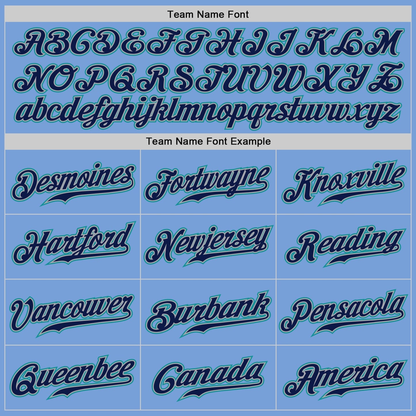Custom Light Blue Navy Pinstripe Navy-Teal Authentic Baseball Jersey view 5