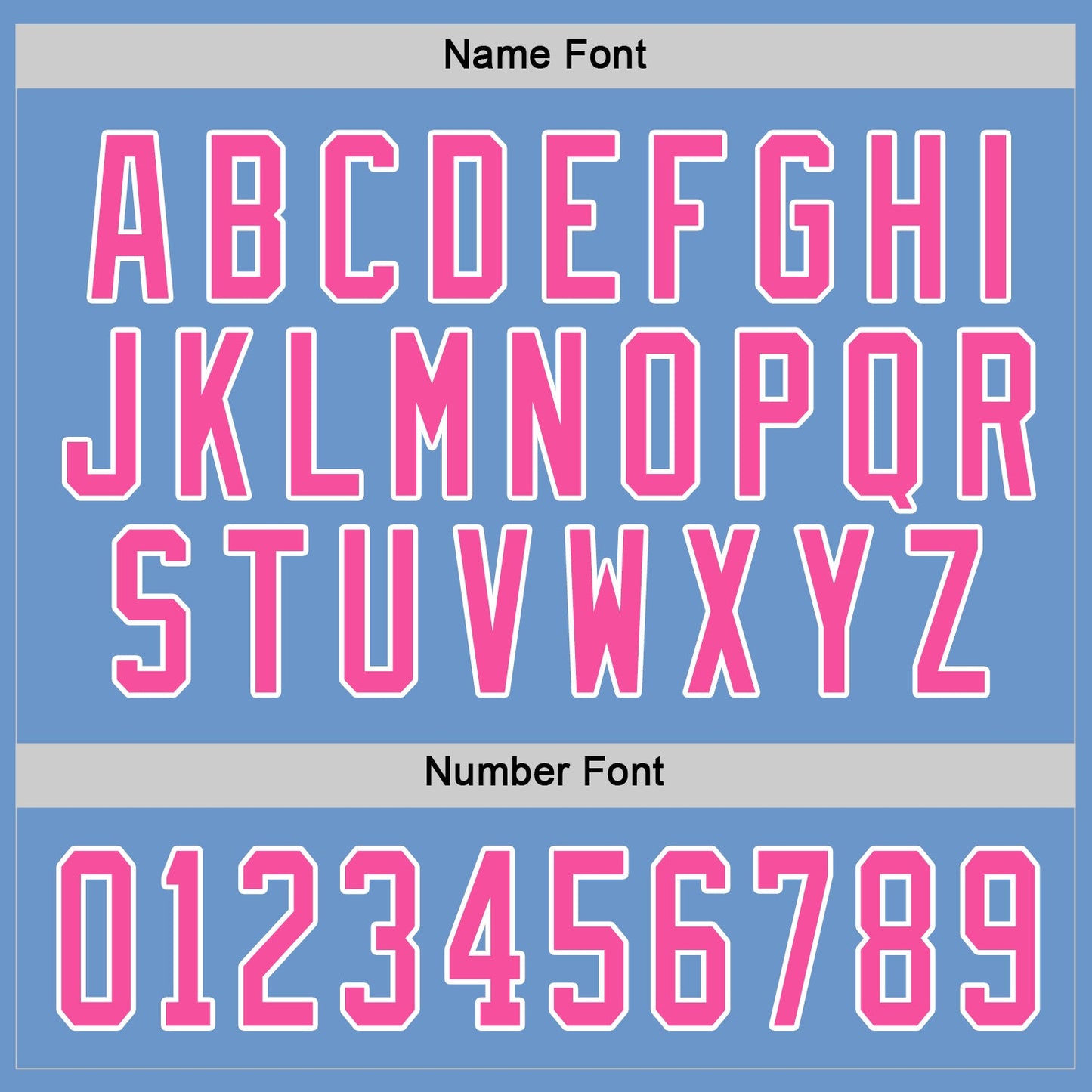 Custom Light Blue Pink-White Hockey Jersey view 4