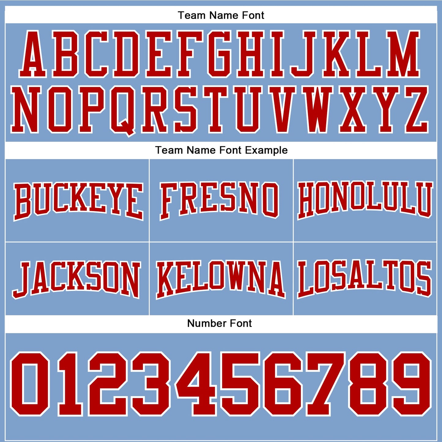 Custom Stitched Light Blue Red-White Football Pullover Sweatshirt Hoodie view 3