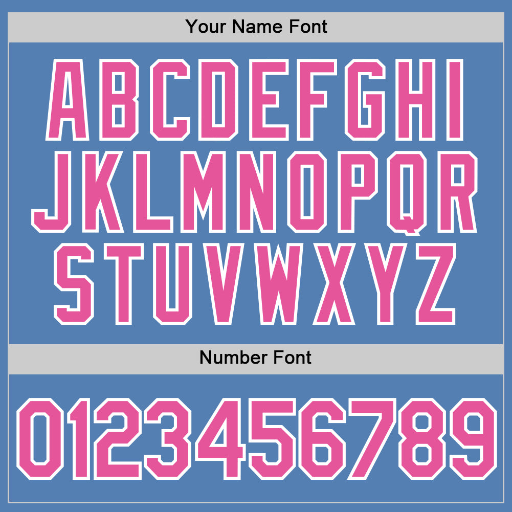Custom Light Blue Pink-White Performance T-Shirt view 4