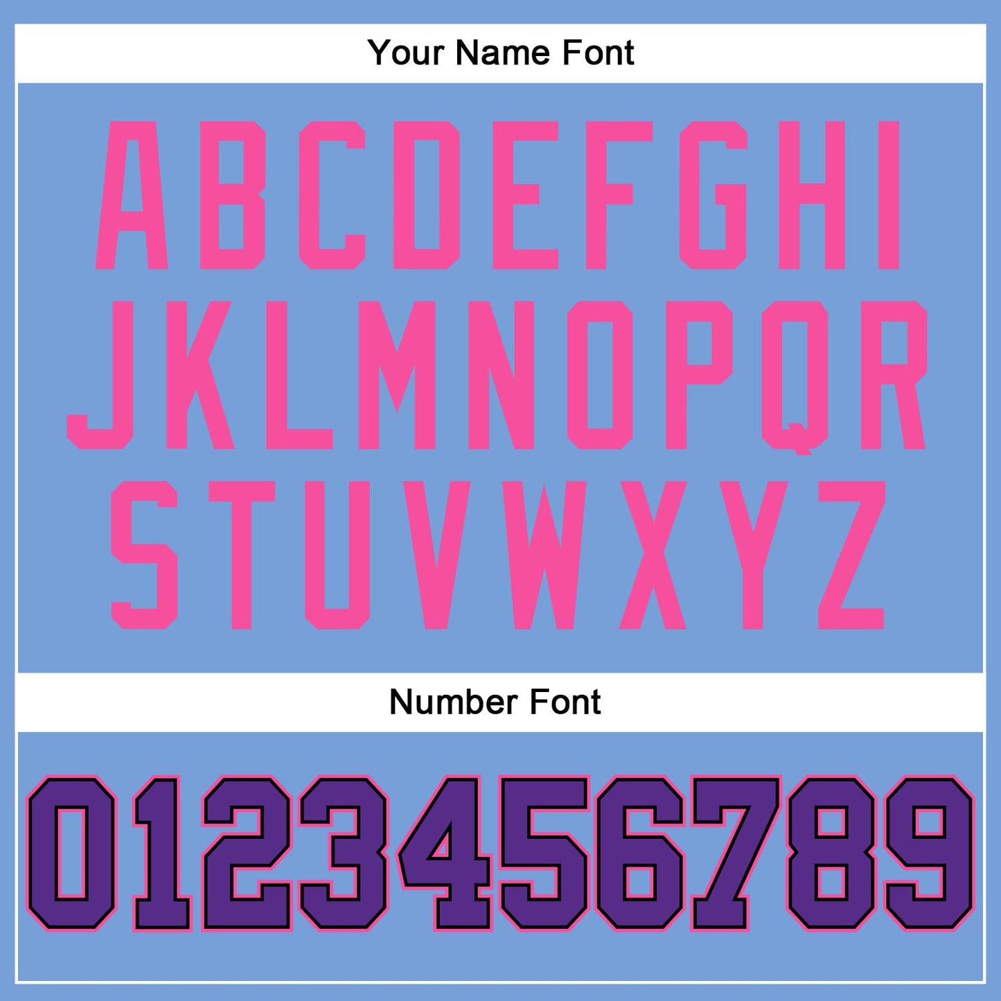 Custom Light Blue Purple Black-Pink Authentic Throwback Basketball Jersey view 4
