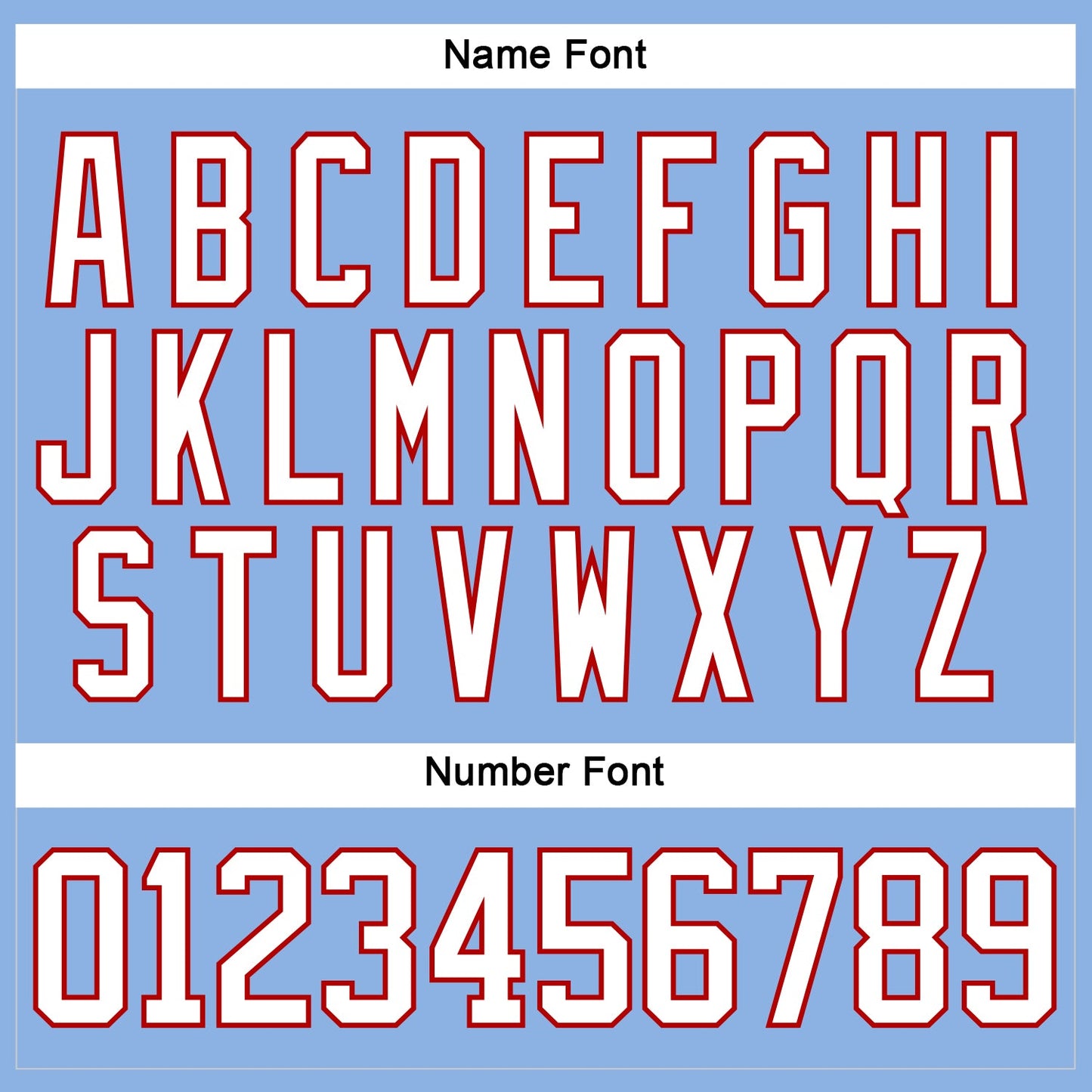 Custom Light Blue White-Red Hockey Lace Neck Jersey view 5