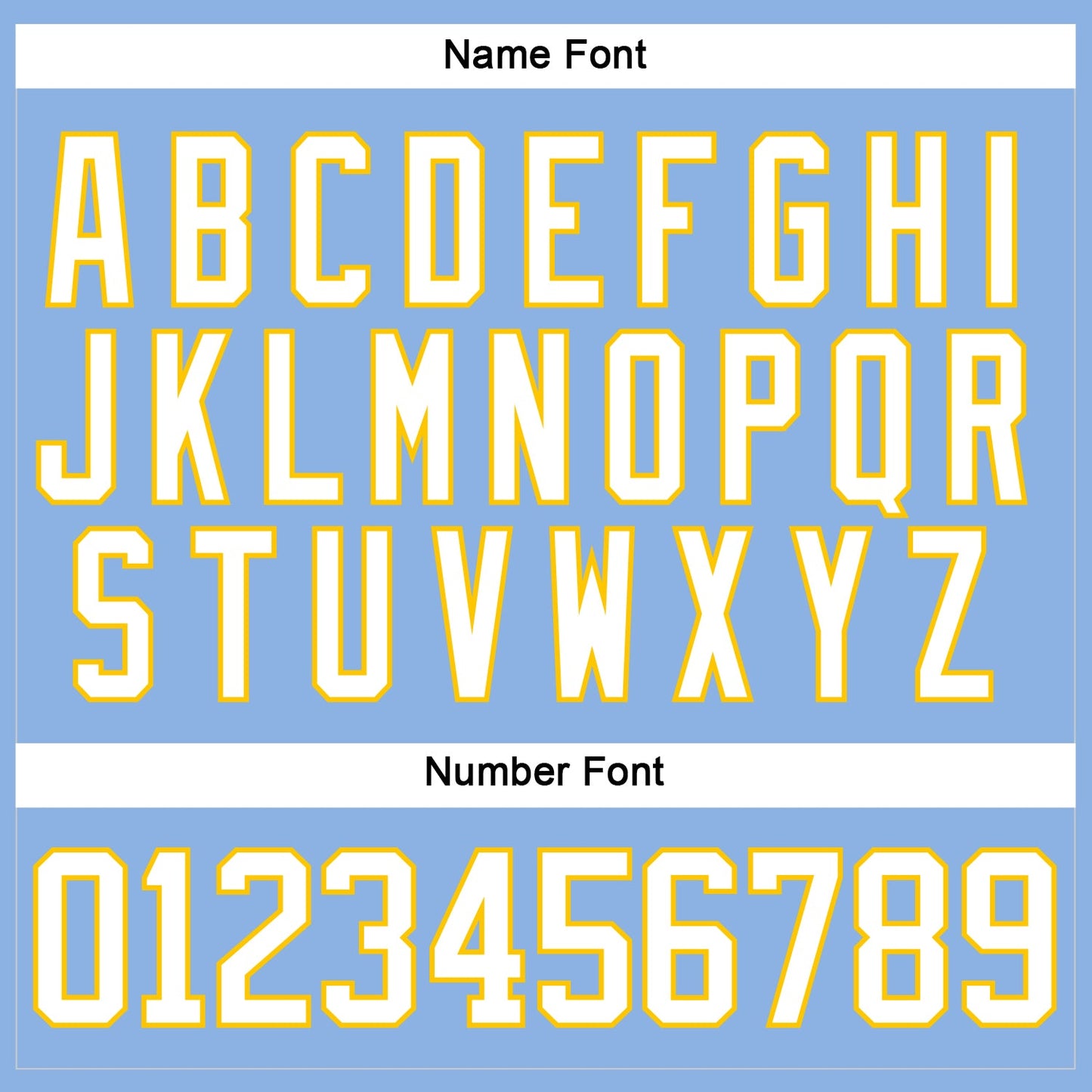 Custom Light Blue White-Yellow Hockey Lace Neck Jersey view 5