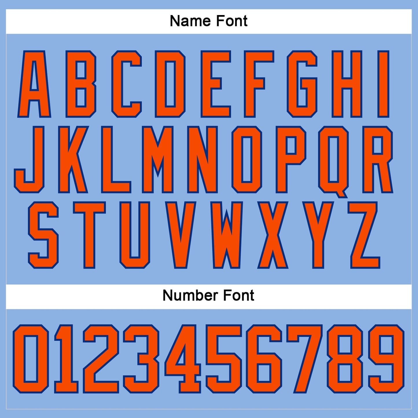 Custom Light Blue Orange-Royal Hockey Lace Neck Jersey view 5