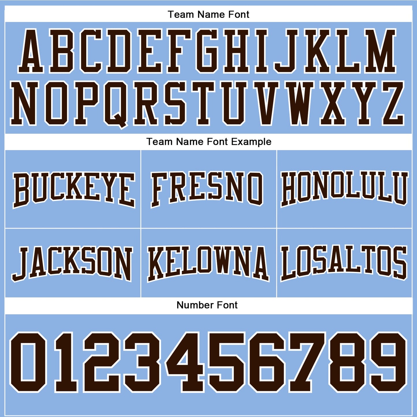Custom Stitched Light Blue Brown-White Football Pullover Sweatshirt Hoodie view 3