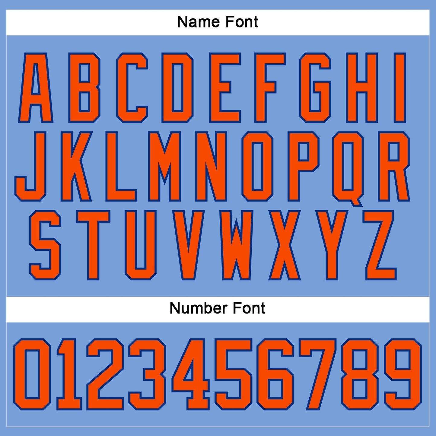 Custom Light Blue Orange-Royal Hockey Lace Neck Jersey view 5