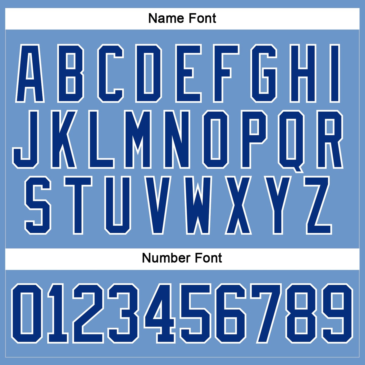 Custom Light Blue Royal-White Hockey Jersey view 5