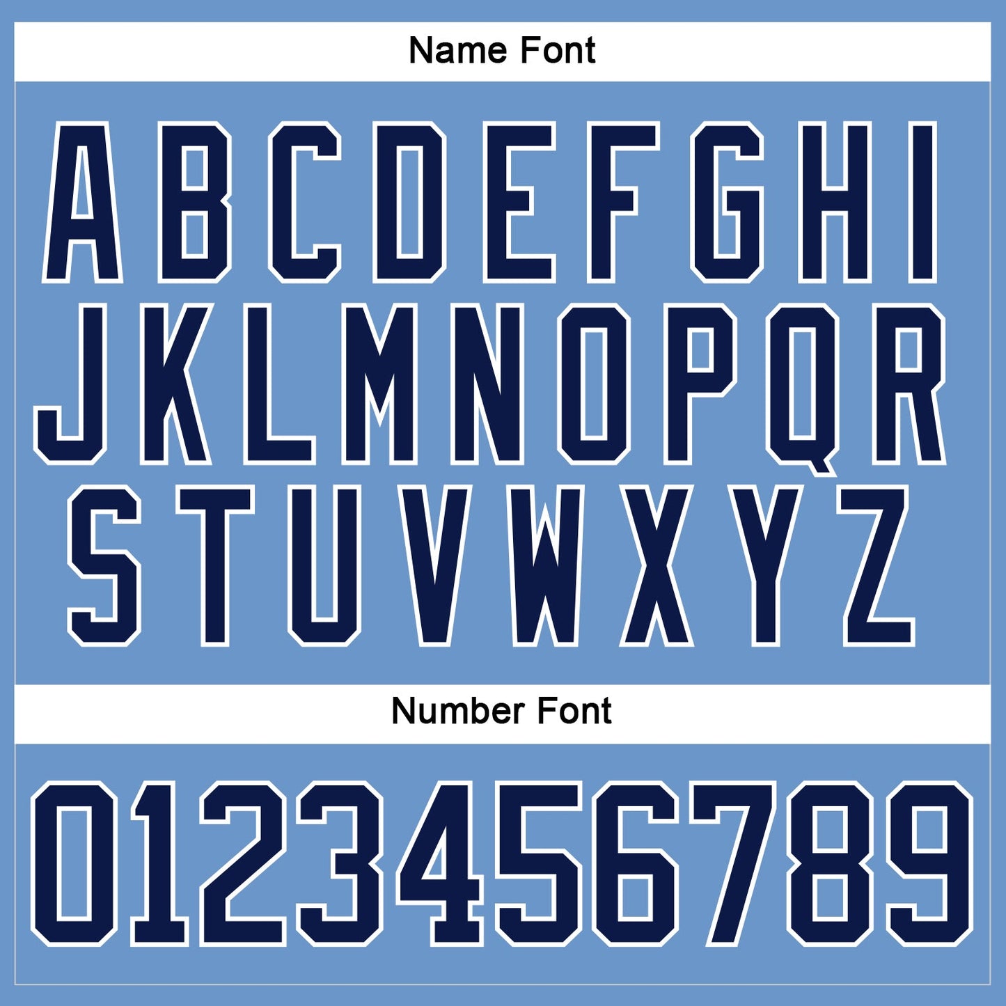 Custom Light Blue Navy-White Hockey Jersey view 5
