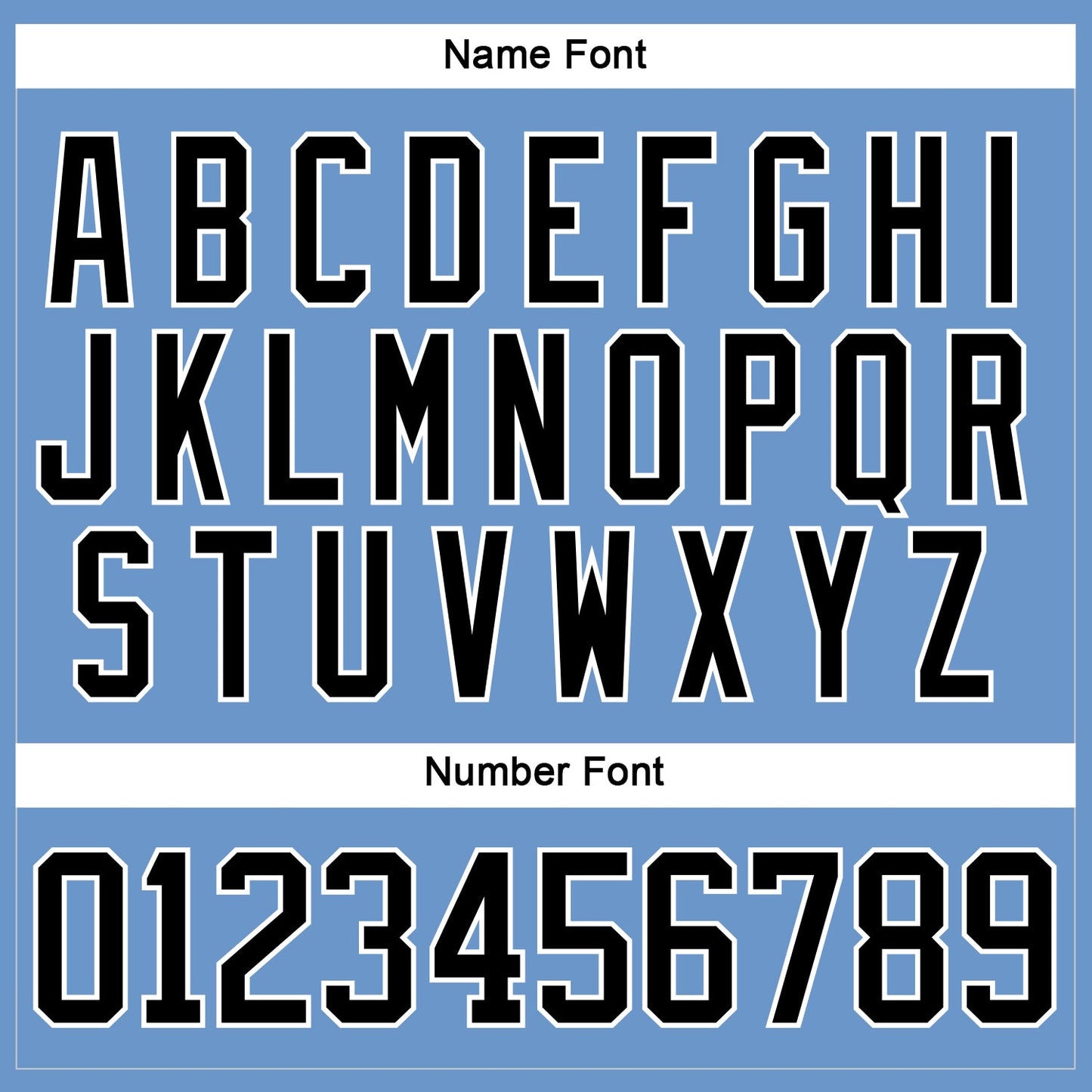 Custom Light Blue Black-White Hockey Jersey view 5