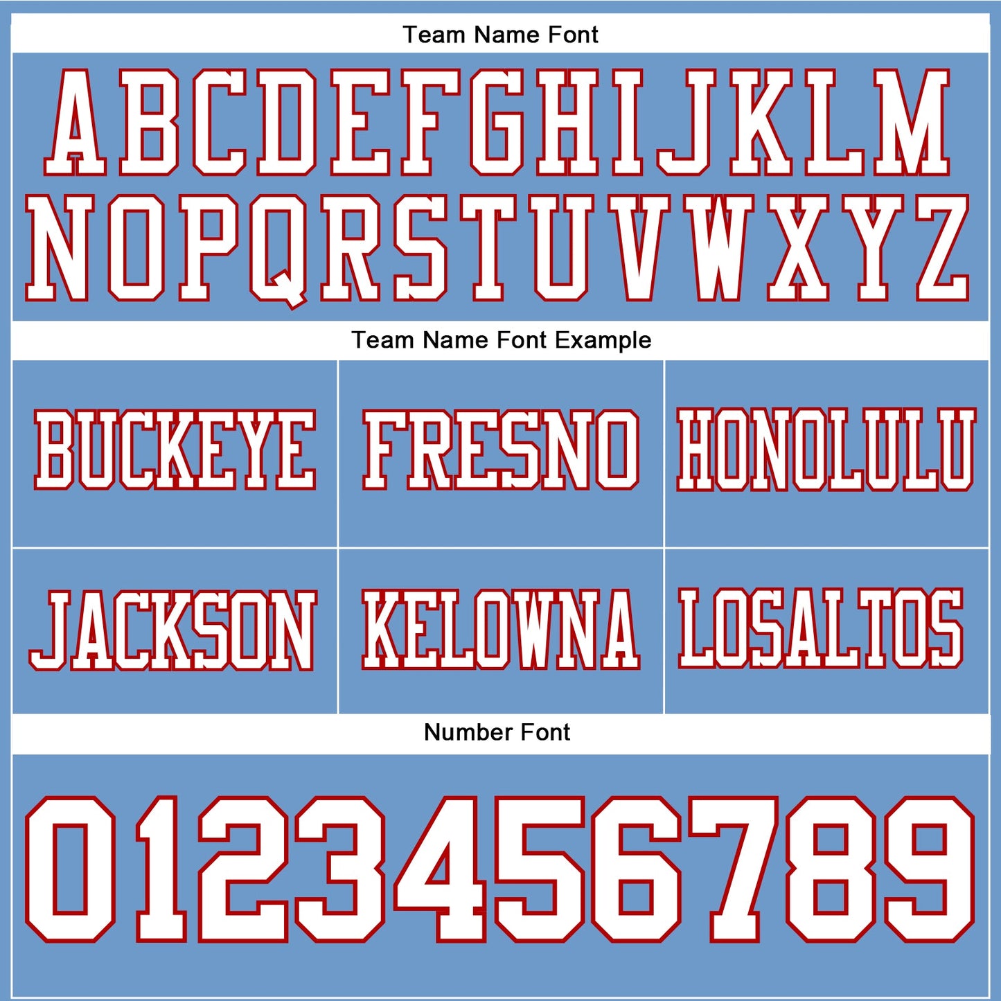 Custom Light Blue White-Red Authentic Football Jersey view 4