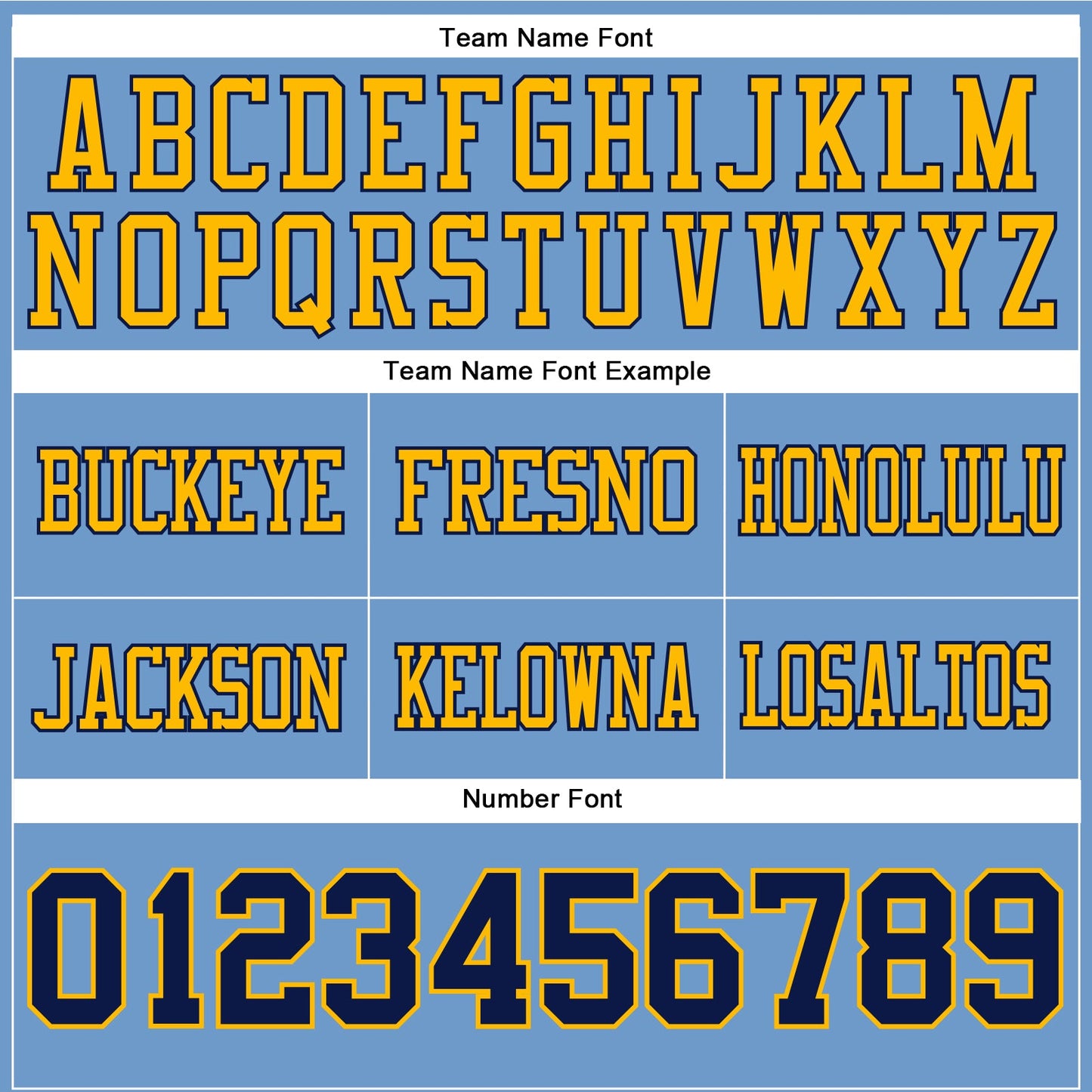 Custom Light Blue Navy-Gold Authentic Football Jersey view 4
