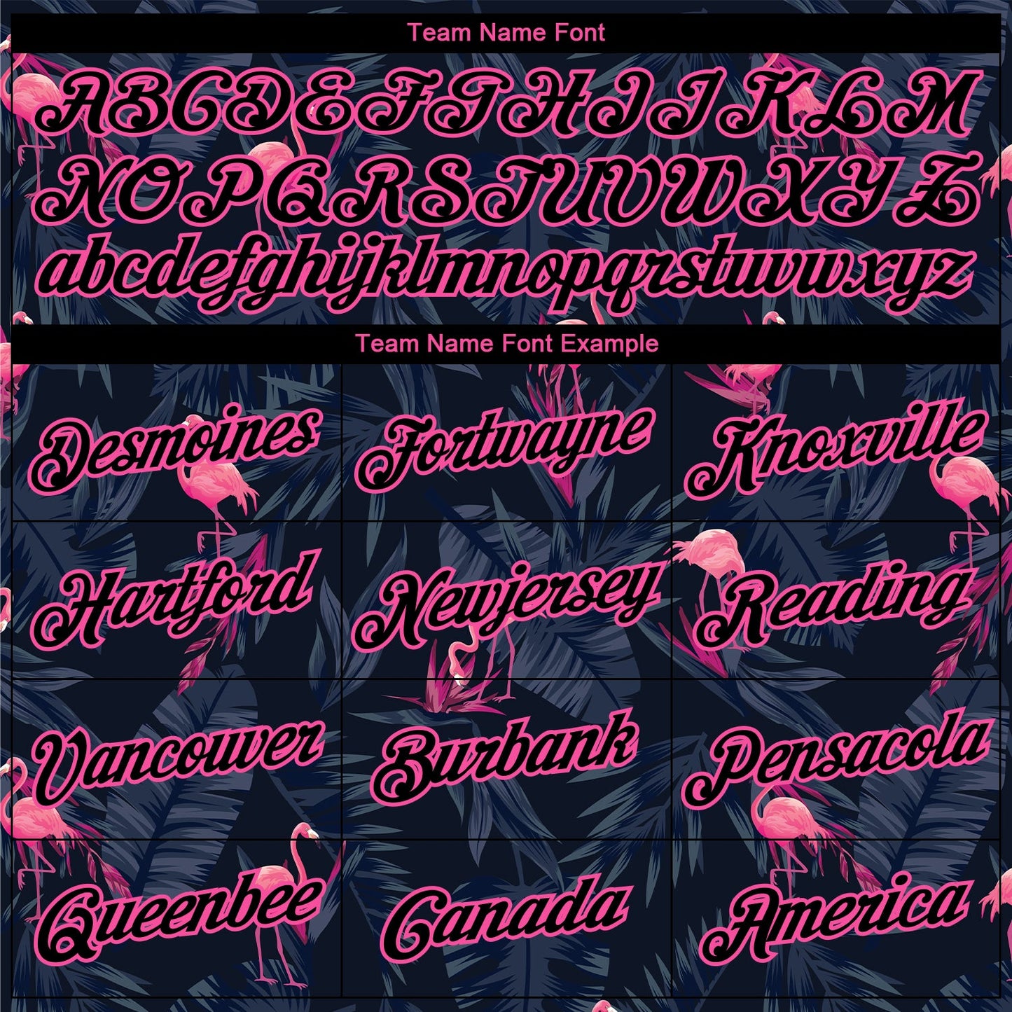 Custom Black Black-Pink Flamingo 3D Pattern Long Sleeve Performance T-Shirt view 4