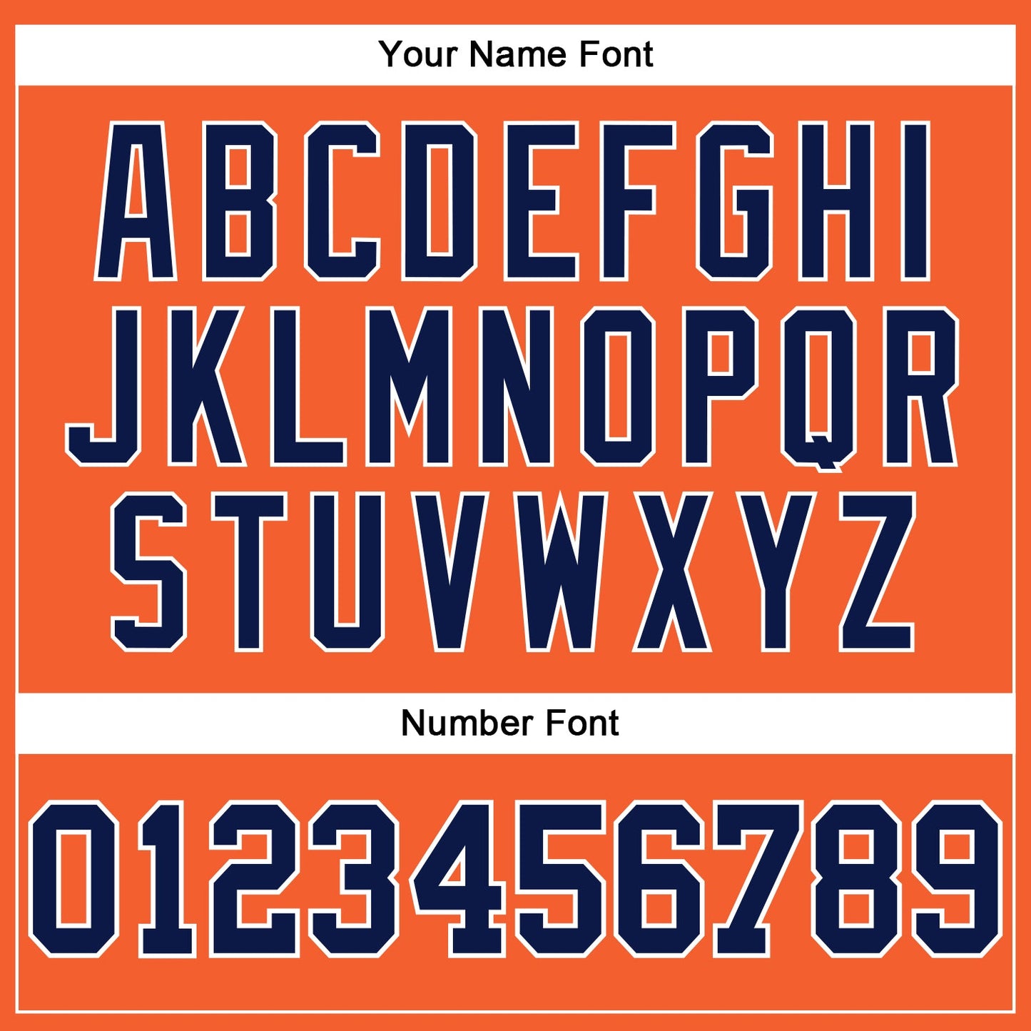Custom Orange Navy-White Long Sleeve Performance T-Shirt view 5