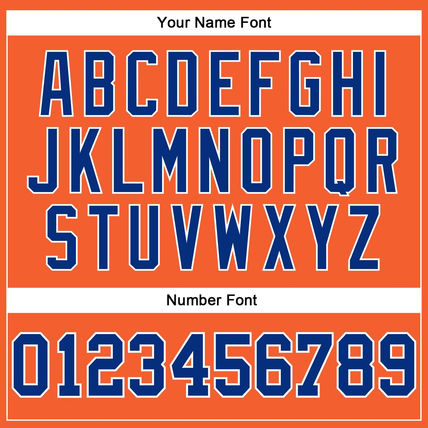 Custom Orange Royal-White Long Sleeve Performance T-Shirt view 5