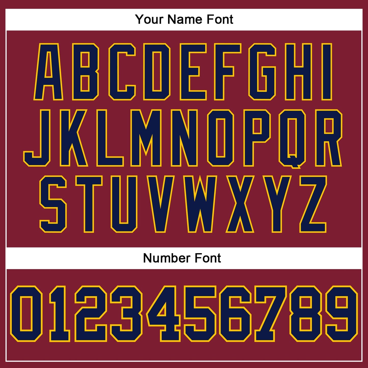 Custom Crimson Navy-Gold Long Sleeve Performance T-Shirt view 5