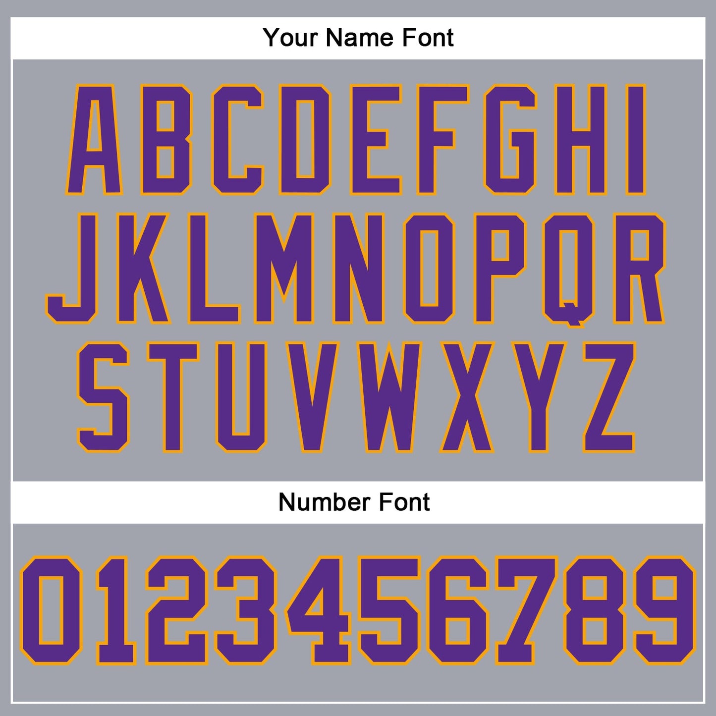 Custom Gray Purple-Gold Long Sleeve Performance T-Shirt view 5
