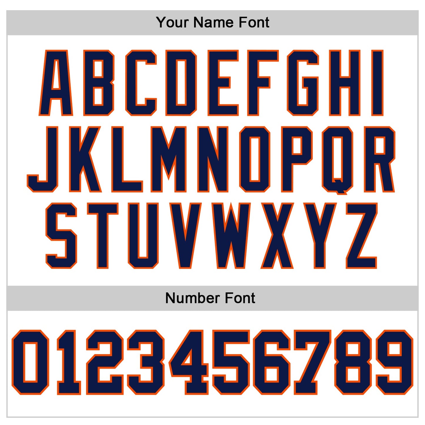 Custom White Navy-Orange Long Sleeve Performance T-Shirt view 5