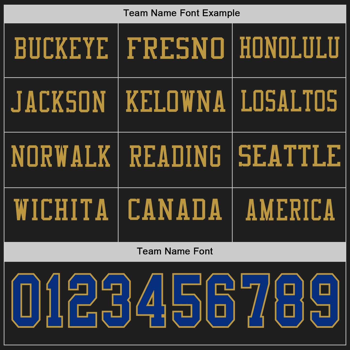 Custom Black Royal-Old Gold Long Sleeve Authentic Football Jersey view 3