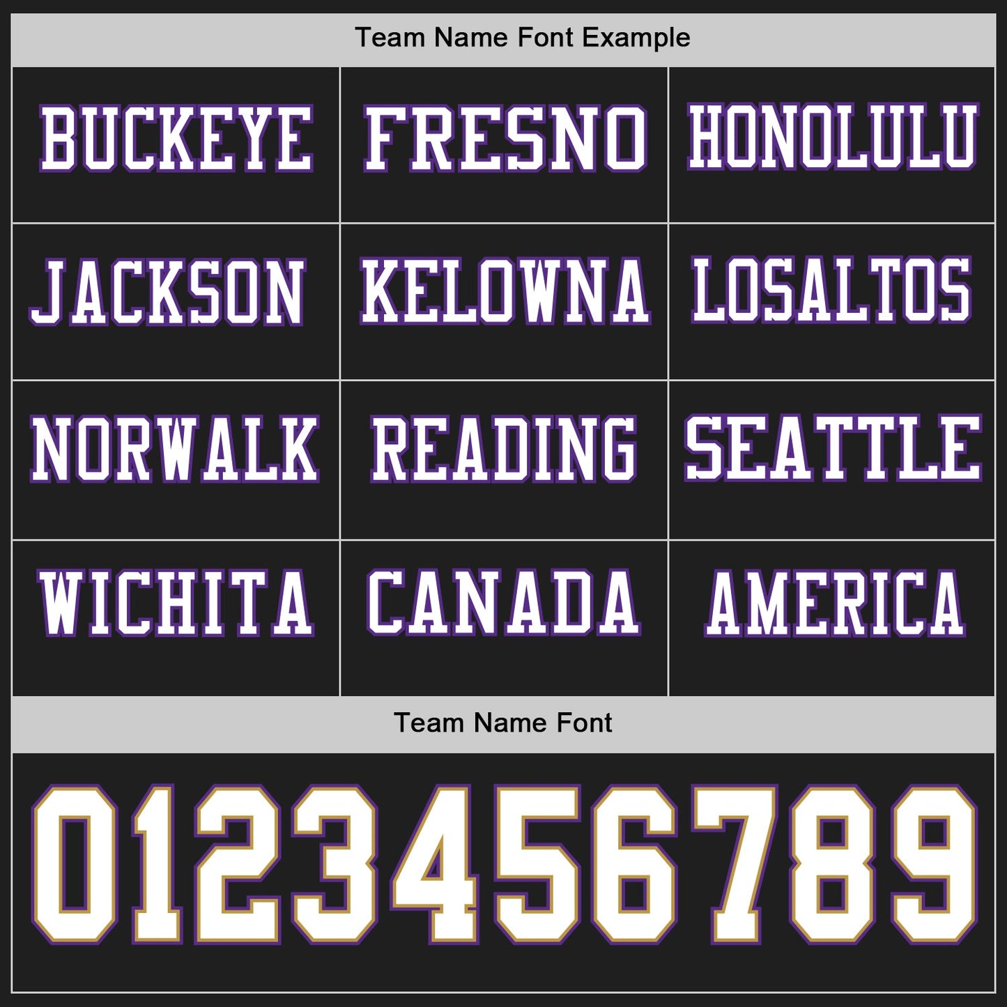 Custom Black White Old Gold-Purple Long Sleeve Authentic Football Jersey view 3
