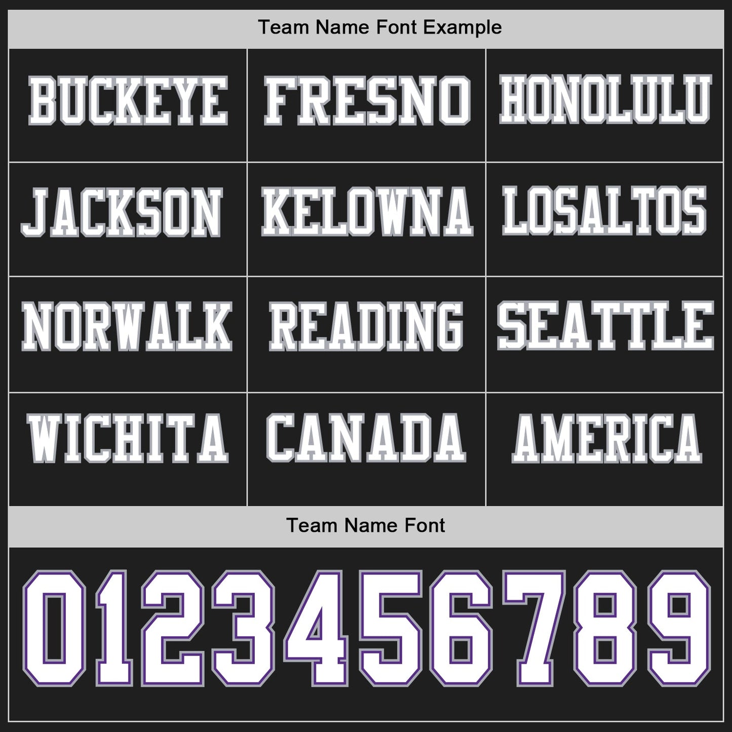 Custom Black White Purple-Gray Long Sleeve Authentic Football Jersey view 3