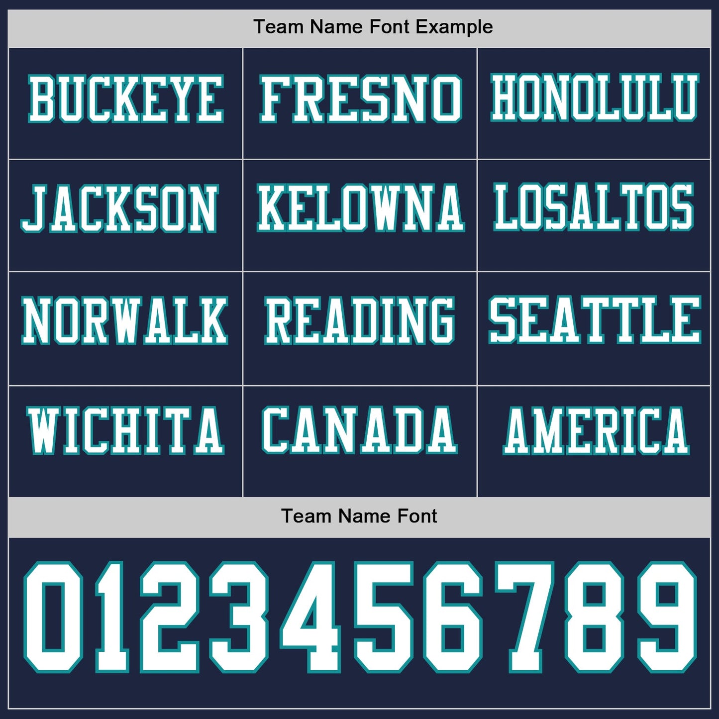 Custom Navy White-Teal Long Sleeve Authentic Football Jersey view 3