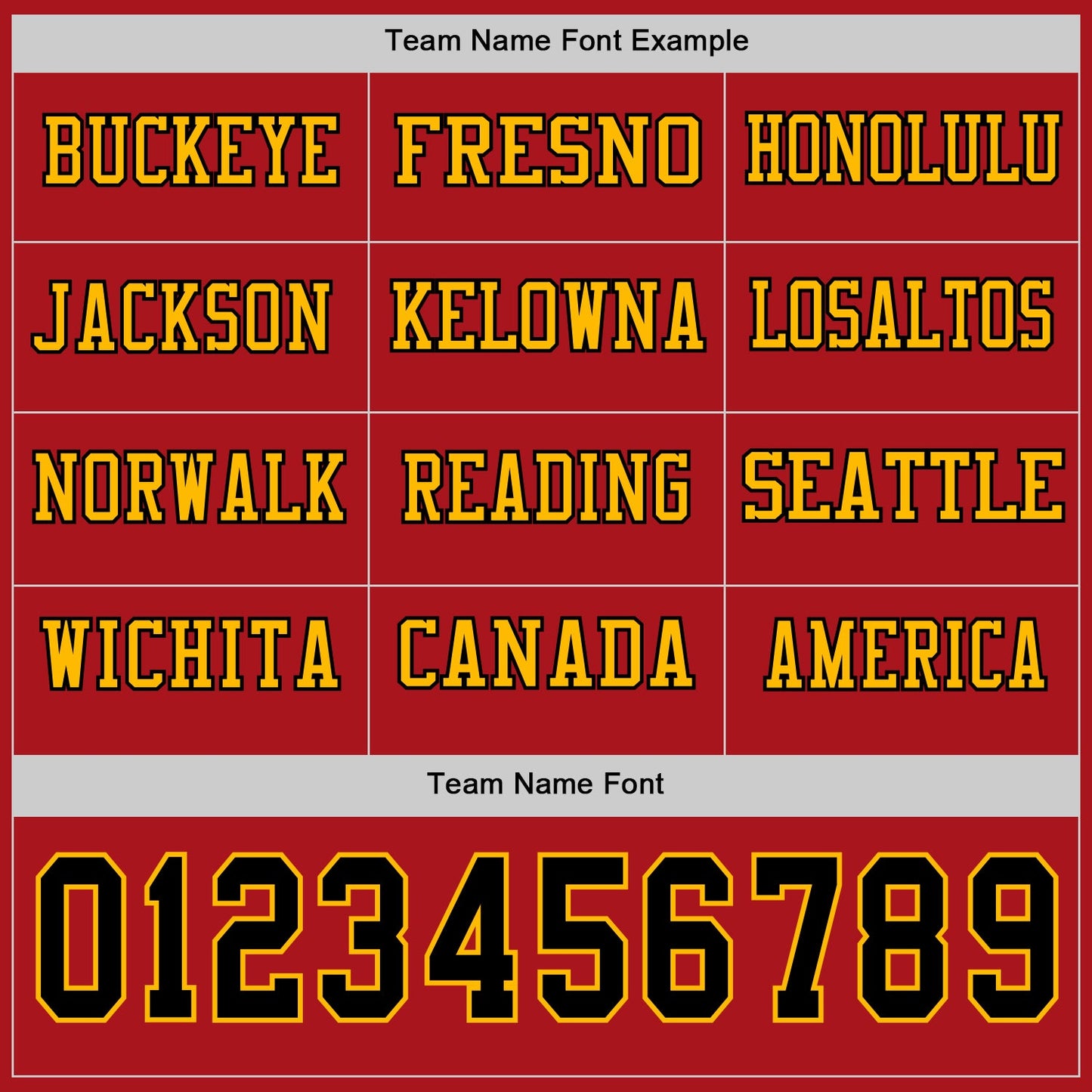 Custom Red Black-Gold Long Sleeve Authentic Football Jersey view 3
