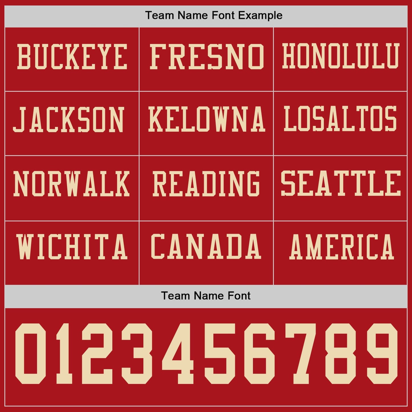 Custom Red Cream Long Sleeve Authentic Football Jersey view 3