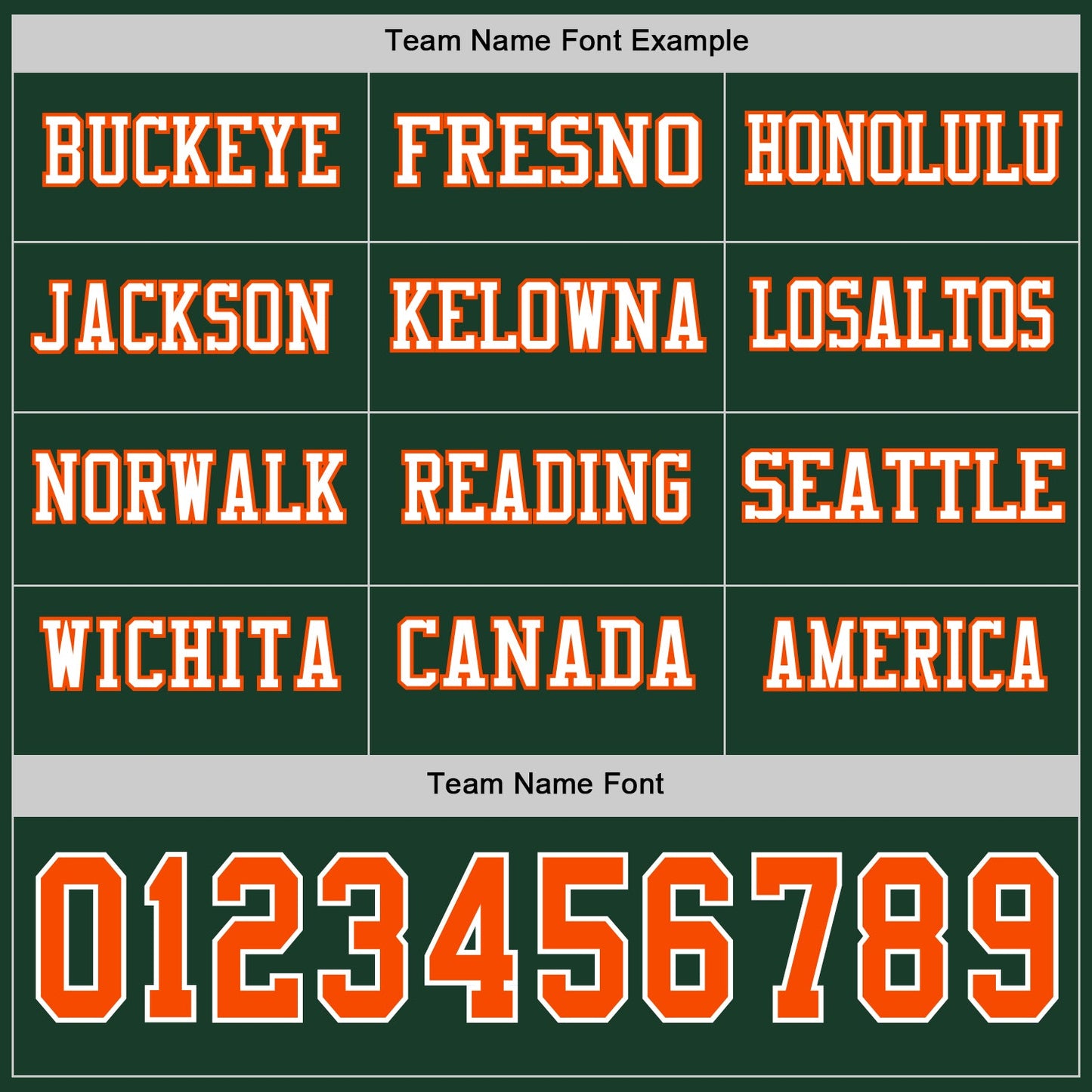 Custom Green Orange-White Long Sleeve Authentic Football Jersey view 3